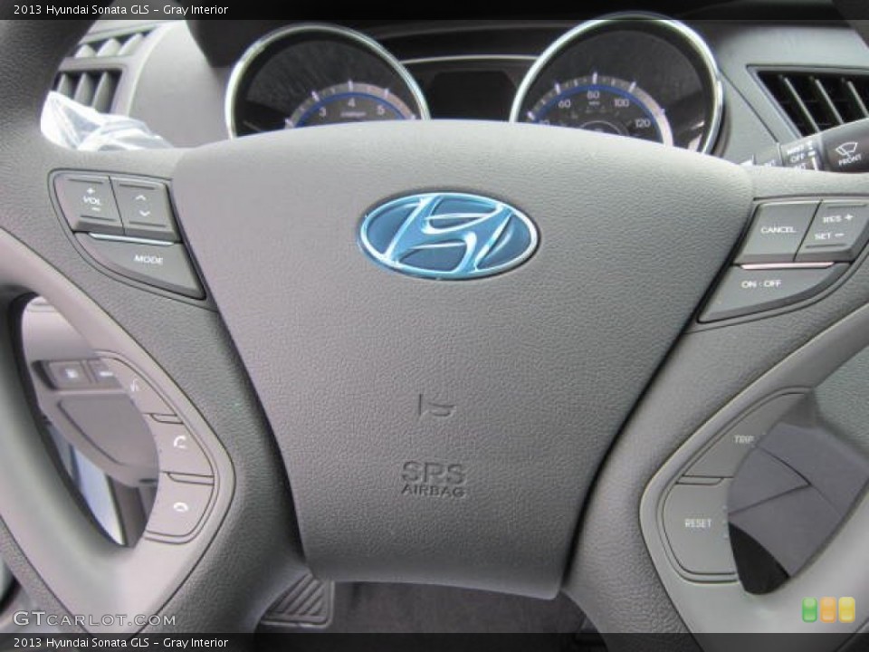 Gray Interior Steering Wheel for the 2013 Hyundai Sonata GLS #64329583