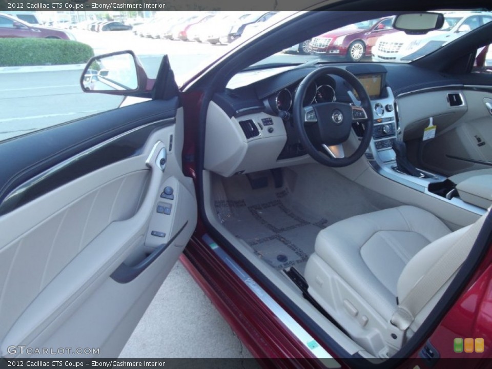 Ebony/Cashmere 2012 Cadillac CTS Interiors