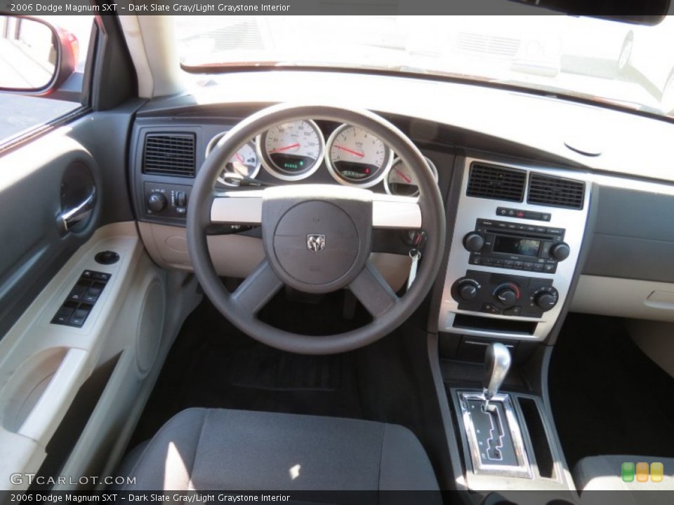 Dark Slate Gray/Light Graystone Interior Steering Wheel for the 2006 Dodge Magnum SXT #64333184