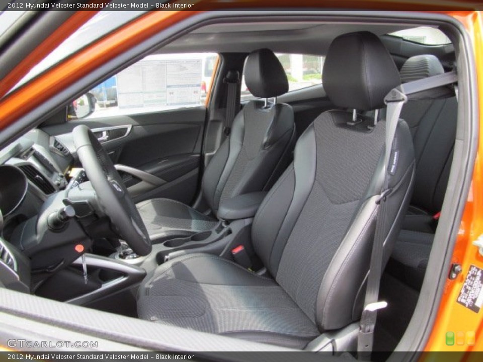 Black Interior Photo for the 2012 Hyundai Veloster  #64342115