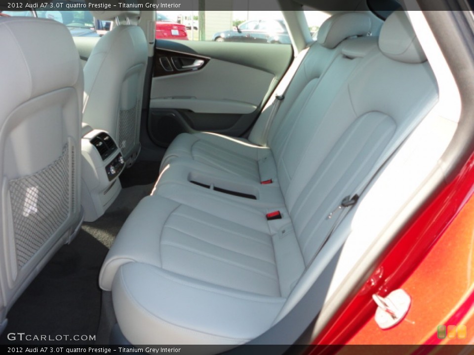 Titanium Grey Interior Rear Seat for the 2012 Audi A7 3.0T quattro Prestige #64345394