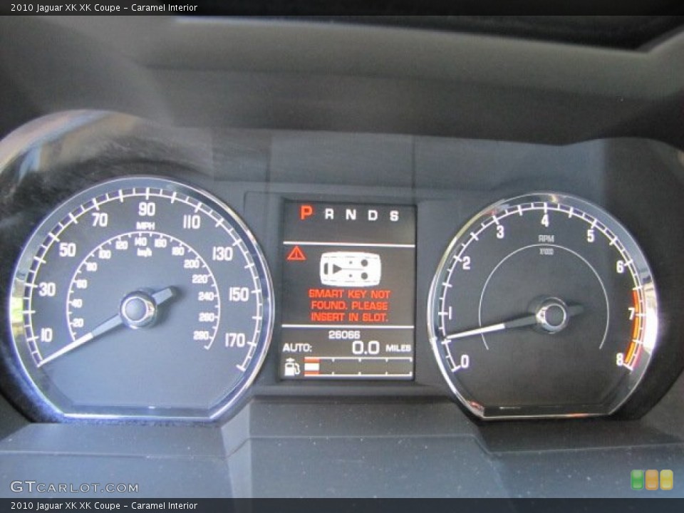 Caramel Interior Gauges for the 2010 Jaguar XK XK Coupe #64347640