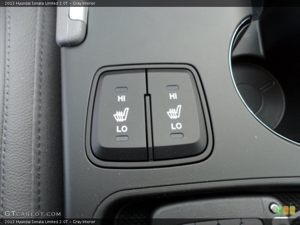 Gray Interior Controls for the 2013 Hyundai Sonata Limited 2.0T #64349482