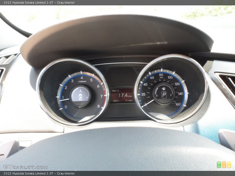 Gray Interior Gauges for the 2013 Hyundai Sonata Limited 2.0T #64349488