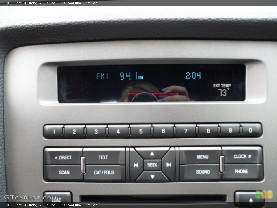 Charcoal Black Interior Controls for the 2013 Ford Mustang GT Coupe #64349581