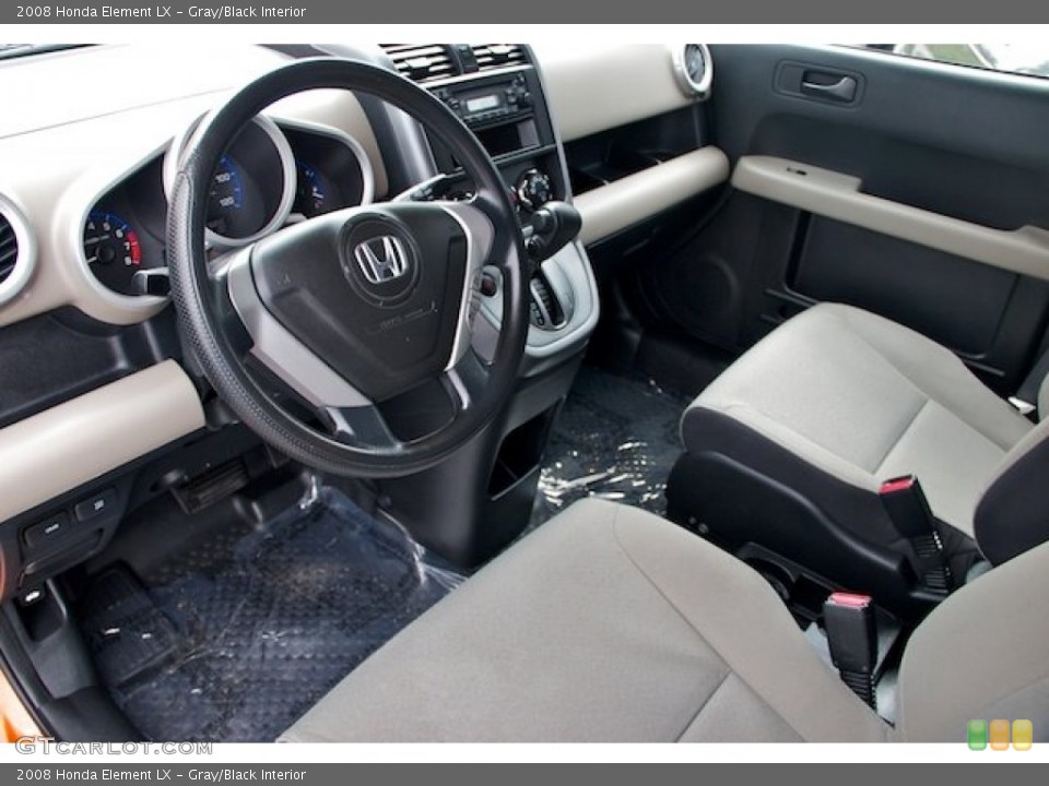 Gray/Black Interior Prime Interior for the 2008 Honda Element LX #64356651