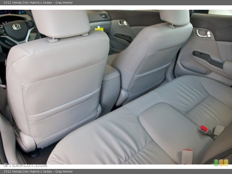 Gray Interior Photo for the 2012 Honda Civic Hybrid-L Sedan #64356961