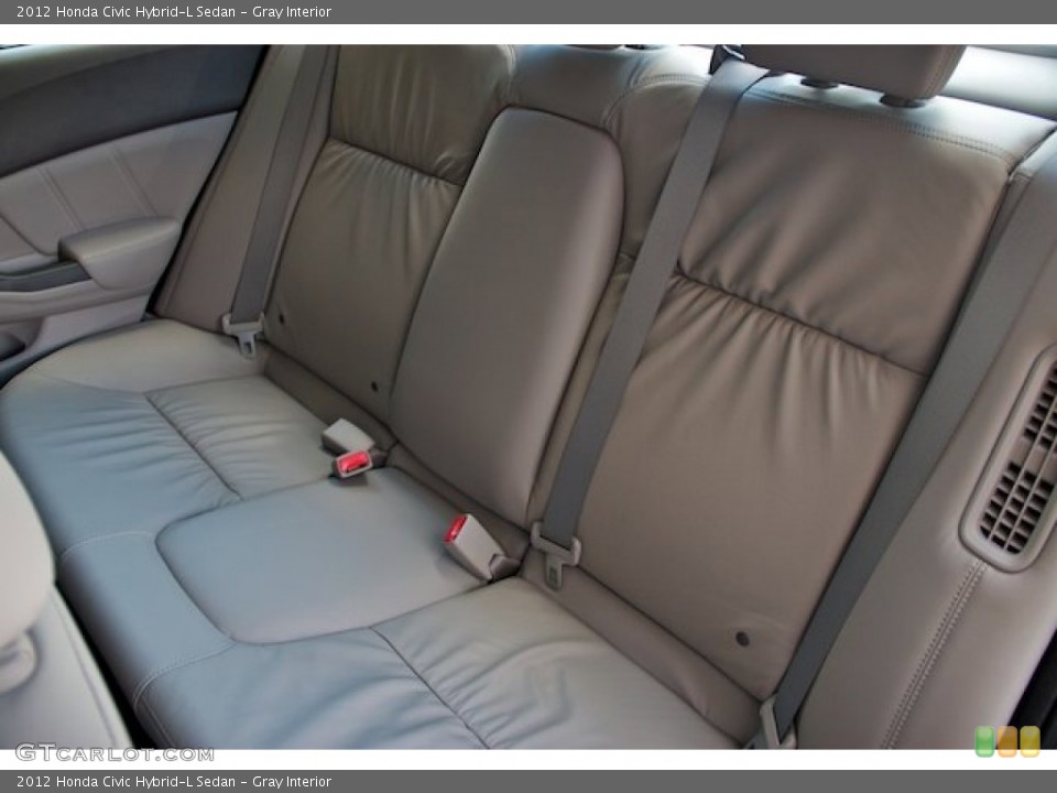 Gray Interior Photo for the 2012 Honda Civic Hybrid-L Sedan #64356975