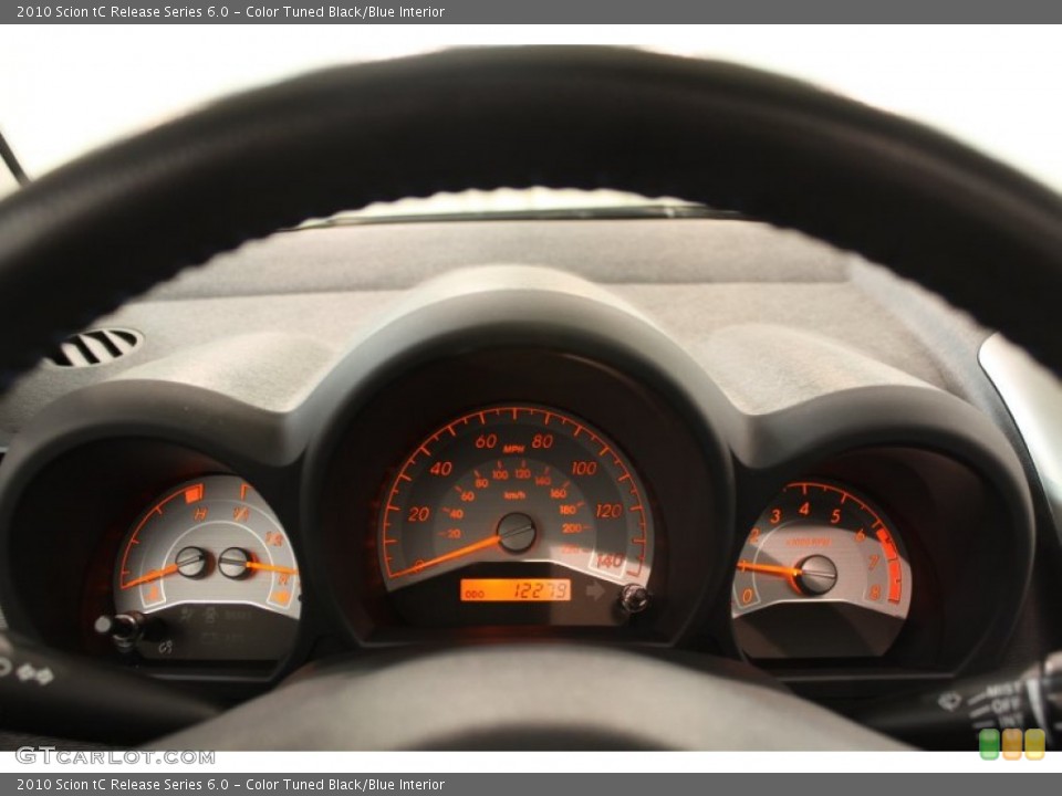 Color Tuned Black/Blue Interior Gauges for the 2010 Scion tC Release Series 6.0 #64357181