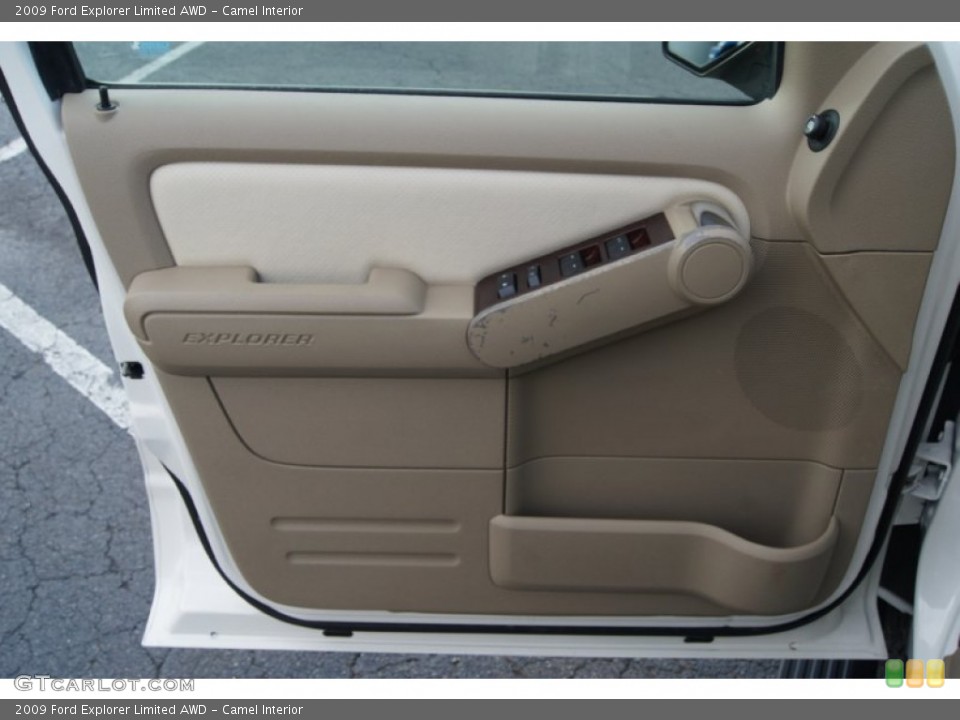 Camel Interior Door Panel for the 2009 Ford Explorer Limited AWD #64357573