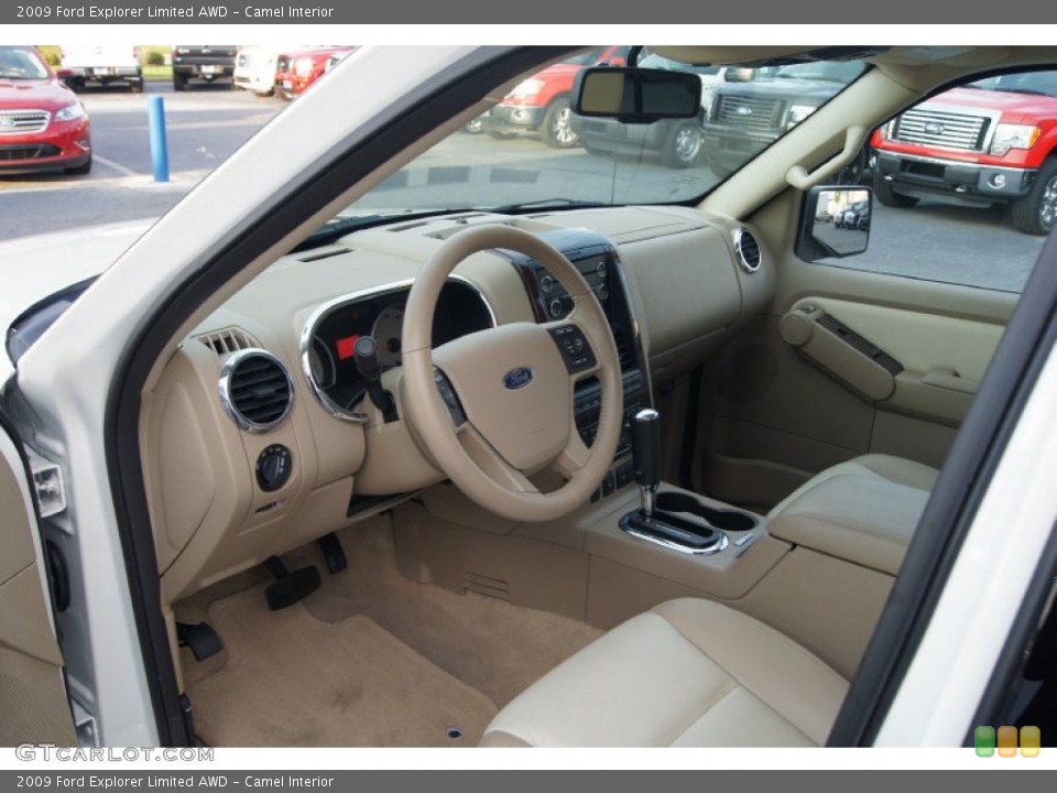 Camel Interior Prime Interior for the 2009 Ford Explorer Limited AWD #64357589