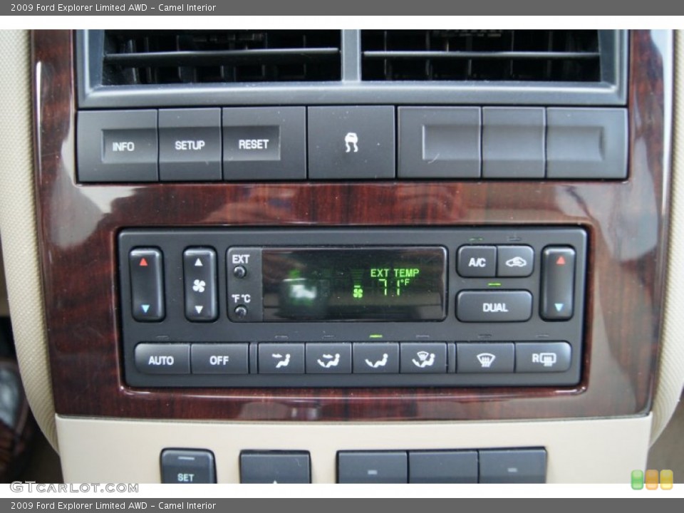 Camel Interior Controls for the 2009 Ford Explorer Limited AWD #64357686