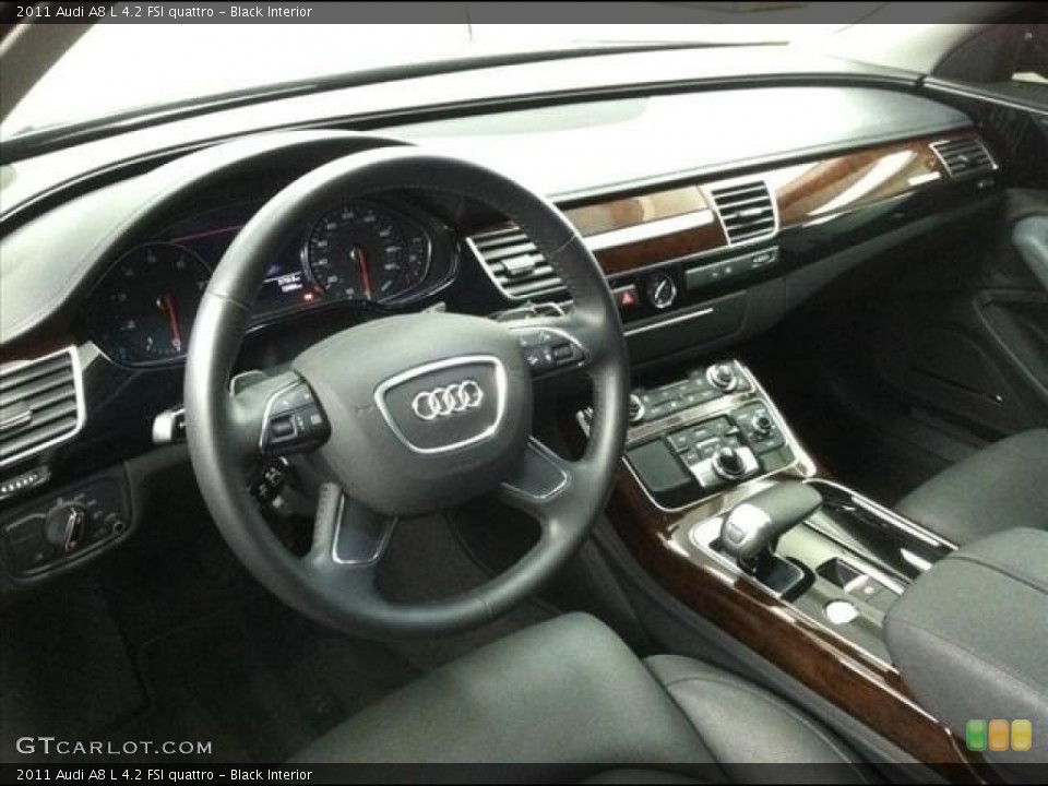Black Interior Dashboard for the 2011 Audi A8 L 4.2 FSI quattro #64360064