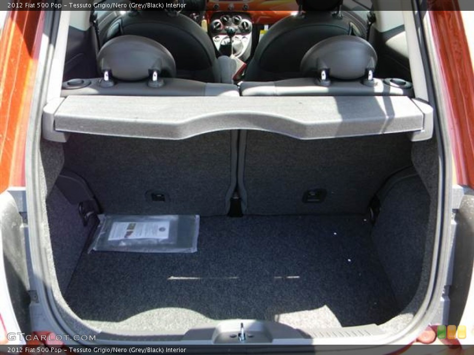 Tessuto Grigio/Nero (Grey/Black) Interior Trunk for the 2012 Fiat 500 Pop #64362933