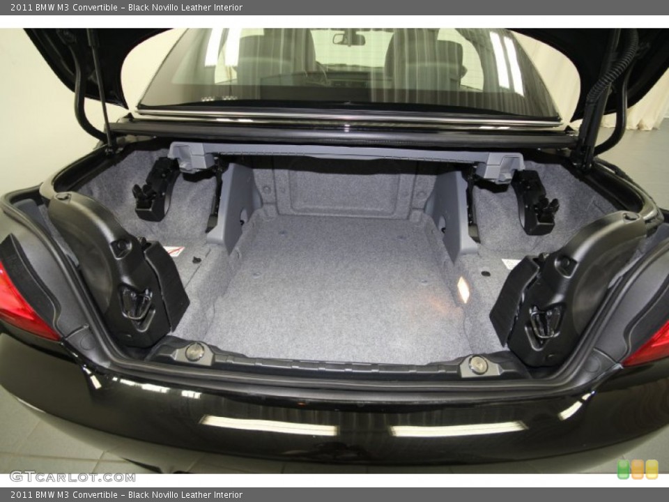 Black Novillo Leather Interior Trunk for the 2011 BMW M3 Convertible #64365588