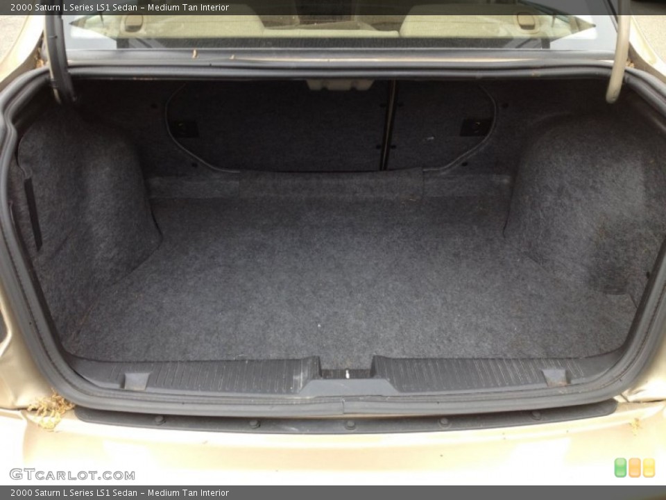 Medium Tan Interior Trunk for the 2000 Saturn L Series LS1 Sedan #64370969