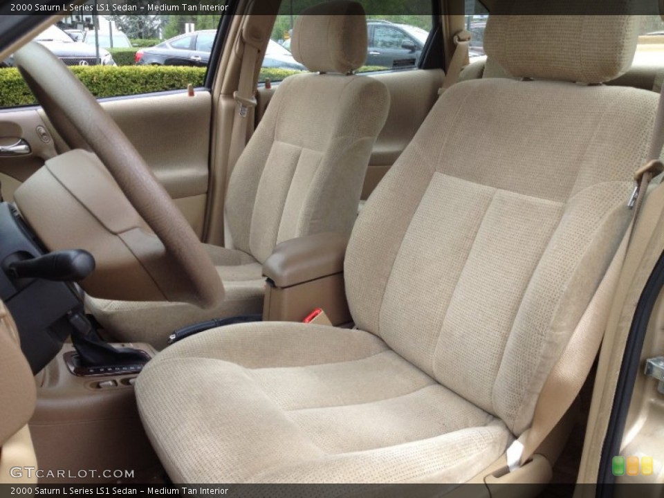 Medium Tan Interior Front Seat for the 2000 Saturn L Series LS1 Sedan #64371165