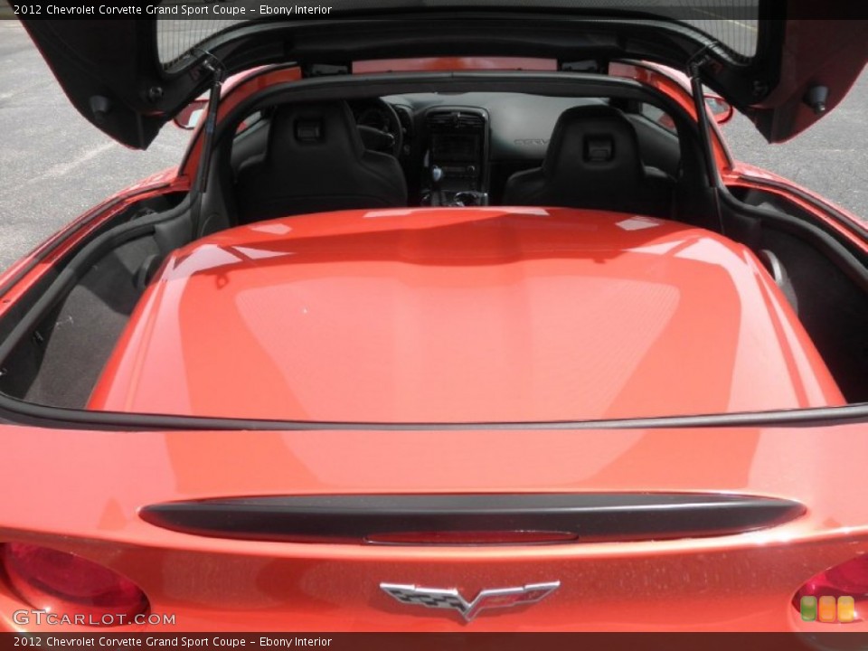 Ebony Interior Trunk for the 2012 Chevrolet Corvette Grand Sport Coupe #64373847