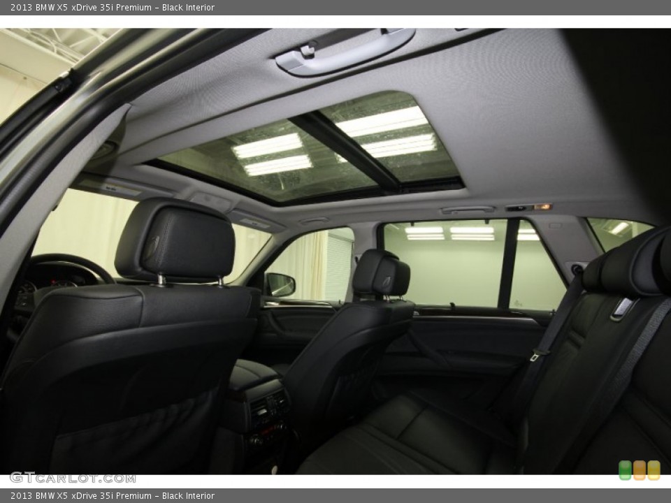 Black Interior Sunroof for the 2013 BMW X5 xDrive 35i Premium #64378349