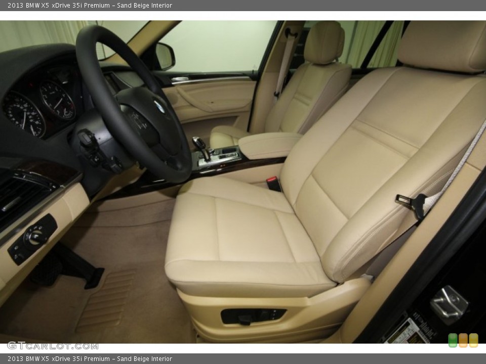 Sand Beige Interior Photo for the 2013 BMW X5 xDrive 35i Premium #64378395