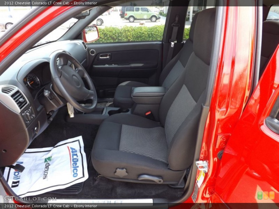 Ebony Interior Photo for the 2012 Chevrolet Colorado LT Crew Cab #64382861