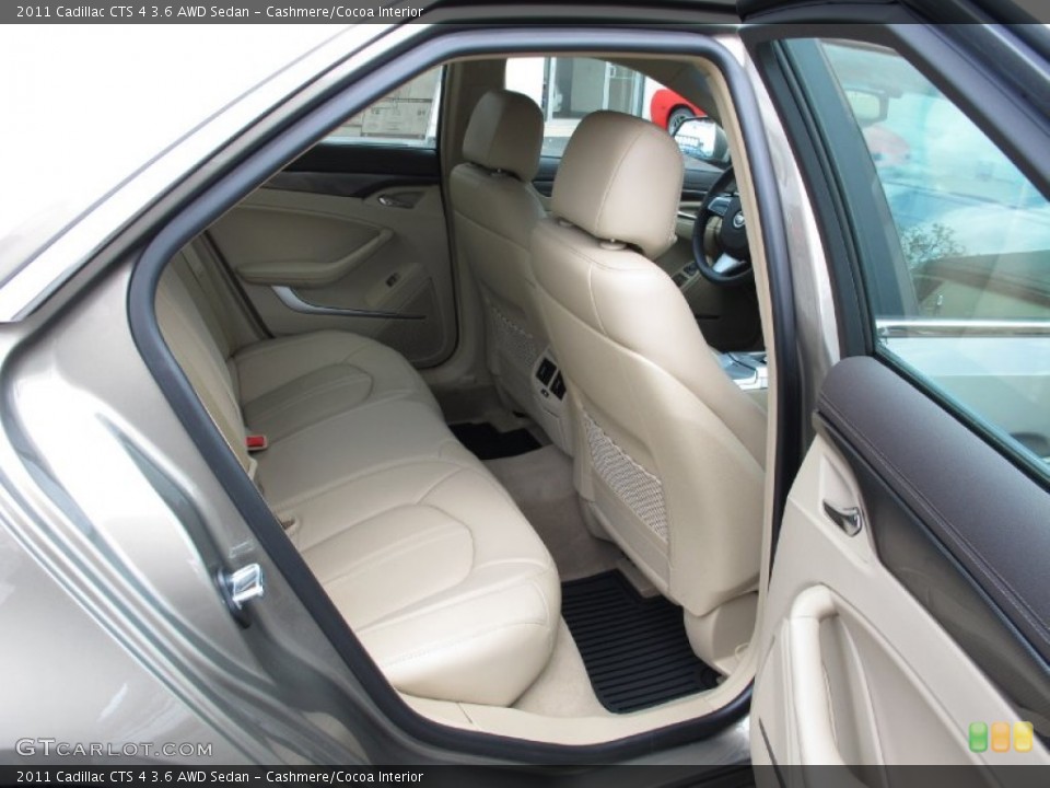 Cashmere/Cocoa Interior Photo for the 2011 Cadillac CTS 4 3.6 AWD Sedan #64382865
