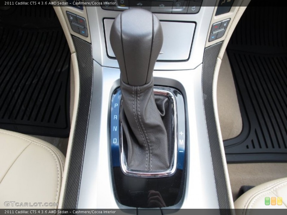 Cashmere/Cocoa Interior Transmission for the 2011 Cadillac CTS 4 3.6 AWD Sedan #64382956
