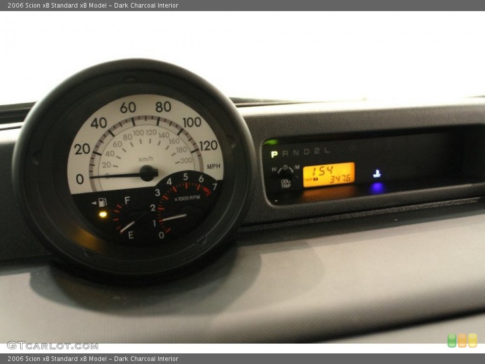 Dark Charcoal Interior Gauges for the 2006 Scion xB  #64383732