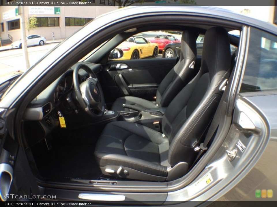 Black Interior Photo for the 2010 Porsche 911 Carrera 4 Coupe #64385061