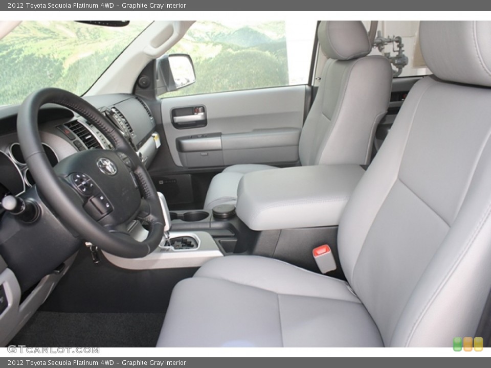 Graphite Gray Interior Photo for the 2012 Toyota Sequoia Platinum 4WD #64386392