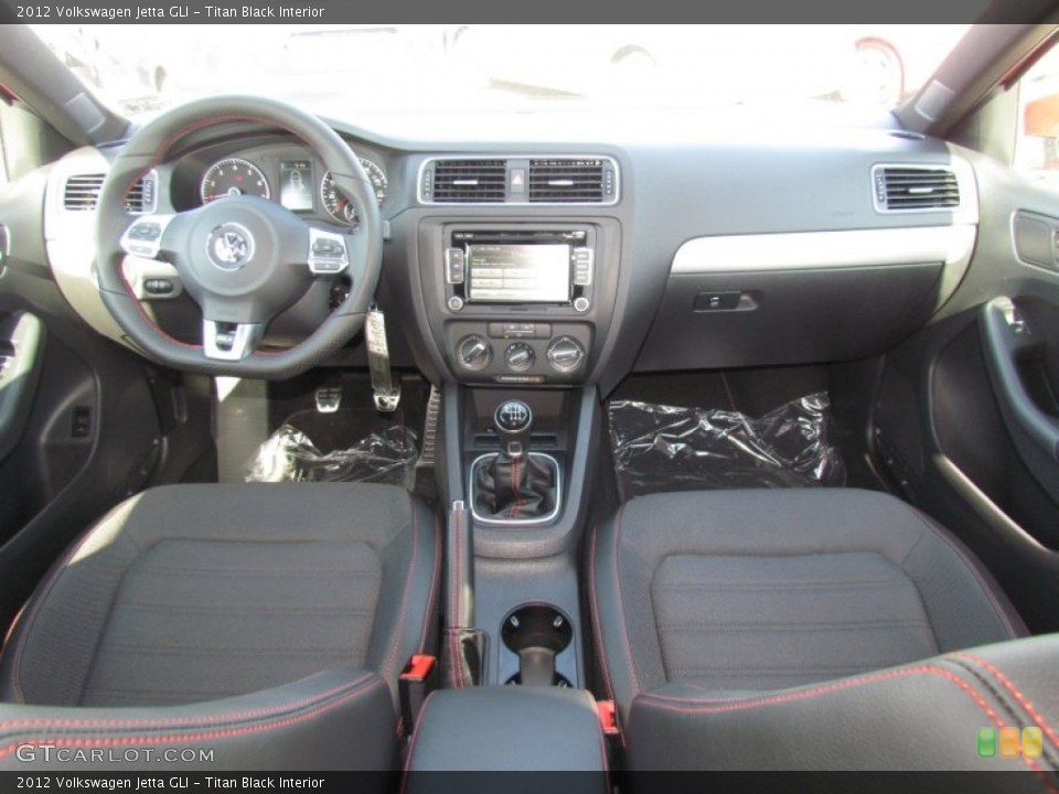 Titan Black Interior Dashboard for the 2012 Volkswagen Jetta GLI #64386468