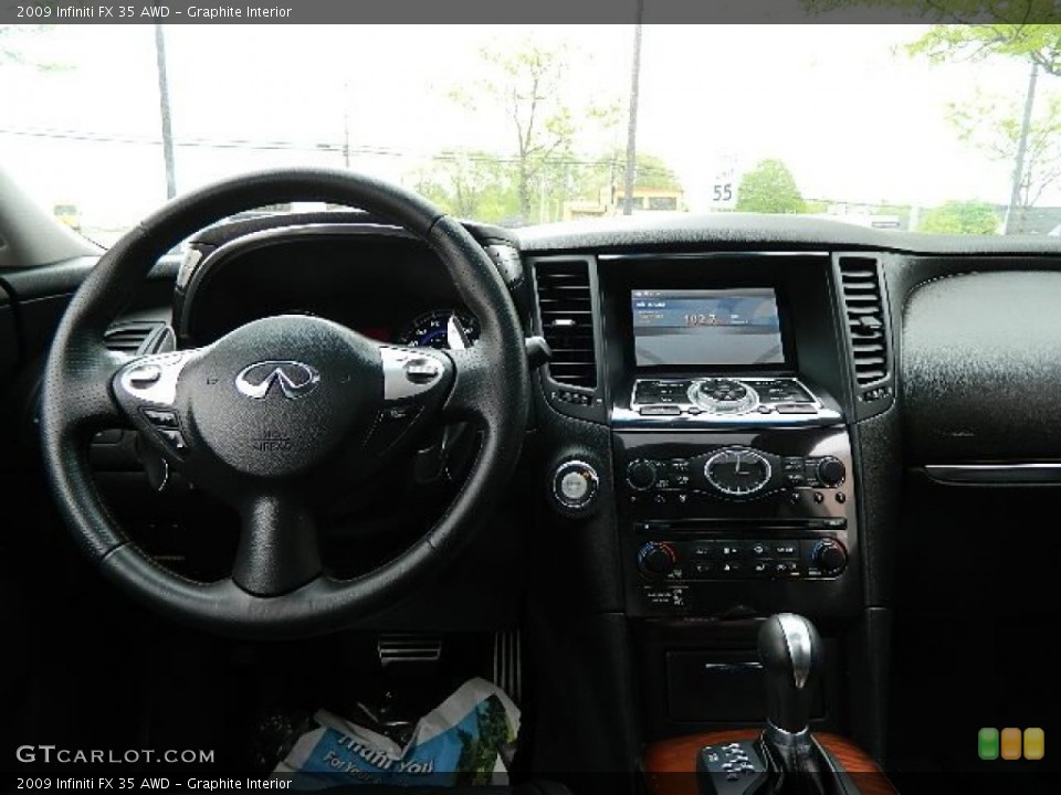 Graphite Interior Dashboard for the 2009 Infiniti FX 35 AWD #64390875