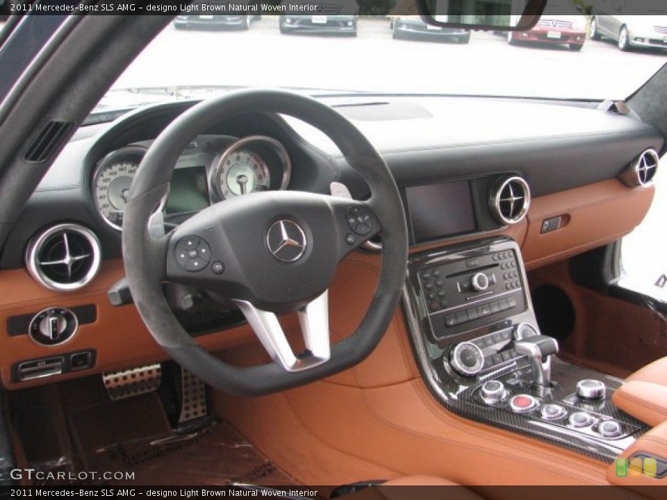 designo Light Brown Natural Woven Interior Photo for the 2011 Mercedes-Benz SLS AMG #64391130