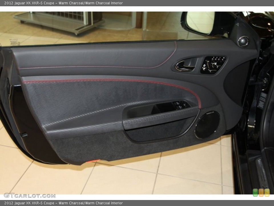 Warm Charcoal/Warm Charcoal Interior Door Panel for the 2012 Jaguar XK XKR-S Coupe #64394325