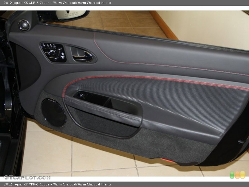 Warm Charcoal/Warm Charcoal Interior Door Panel for the 2012 Jaguar XK XKR-S Coupe #64394436