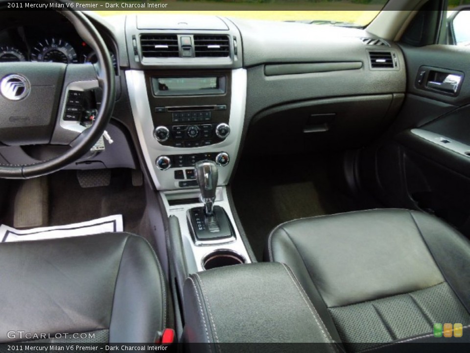 Dark Charcoal Interior Dashboard for the 2011 Mercury Milan V6 Premier #64399997