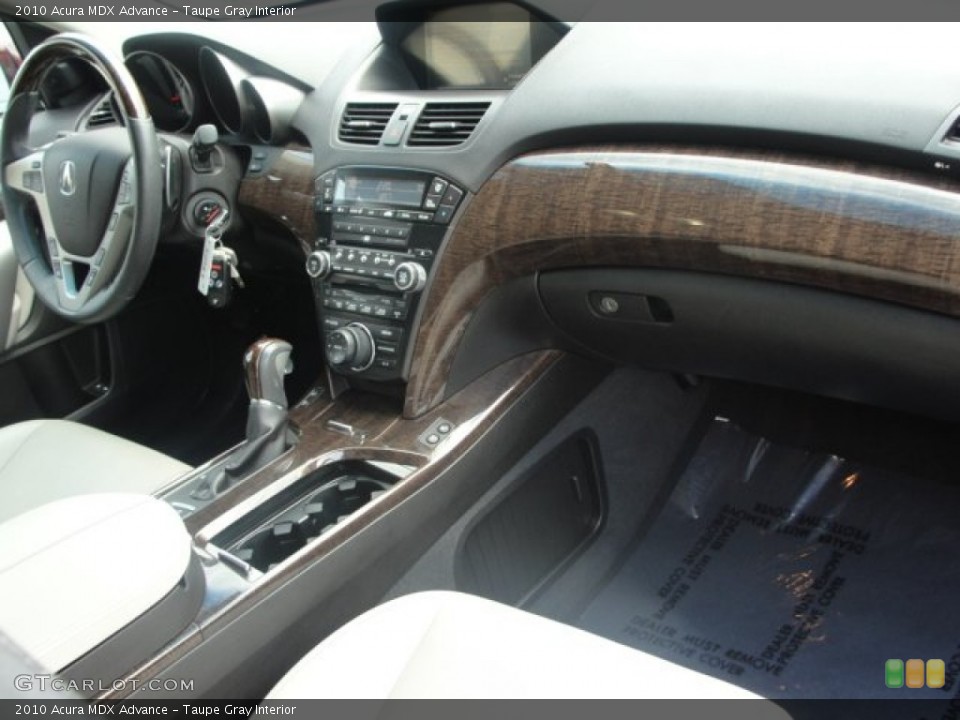 Taupe Gray Interior Dashboard for the 2010 Acura MDX Advance #64401713