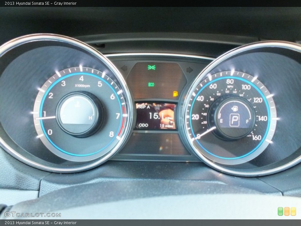 Gray Interior Gauges for the 2013 Hyundai Sonata SE #64408920