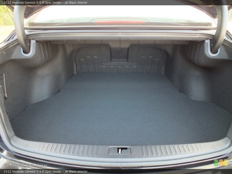 Jet Black Interior Trunk for the 2012 Hyundai Genesis 5.0 R Spec Sedan #64409053