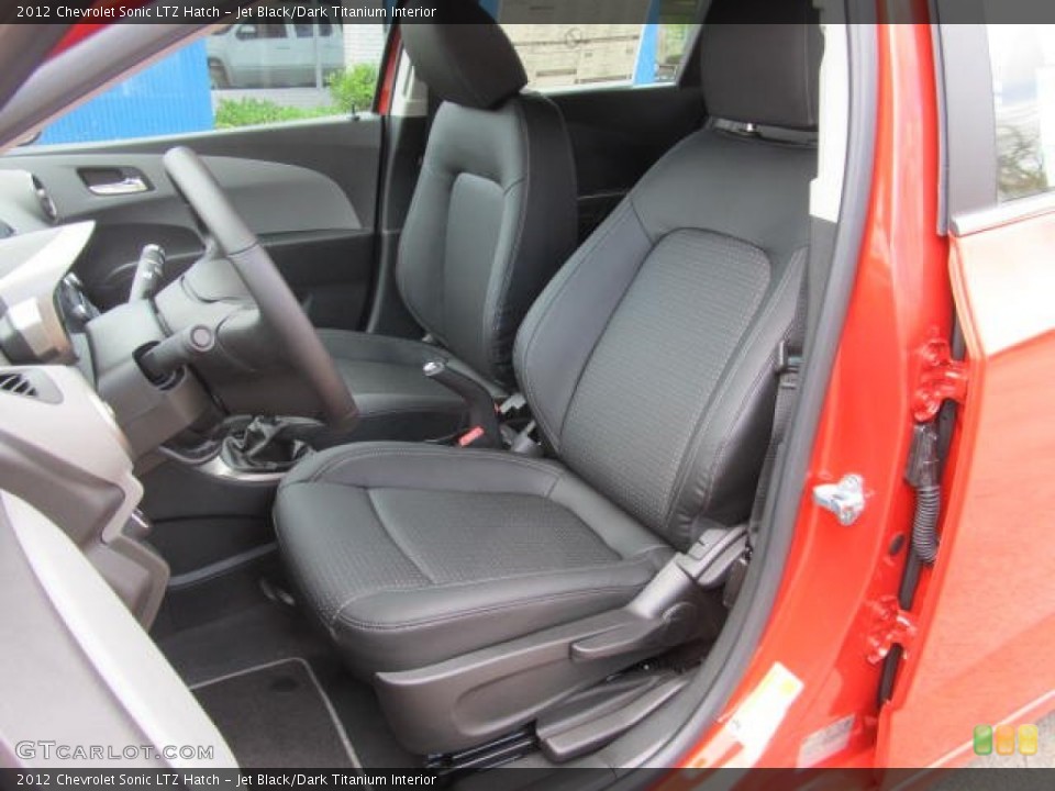 Jet Black/Dark Titanium Interior Photo for the 2012 Chevrolet Sonic LTZ Hatch #64414379