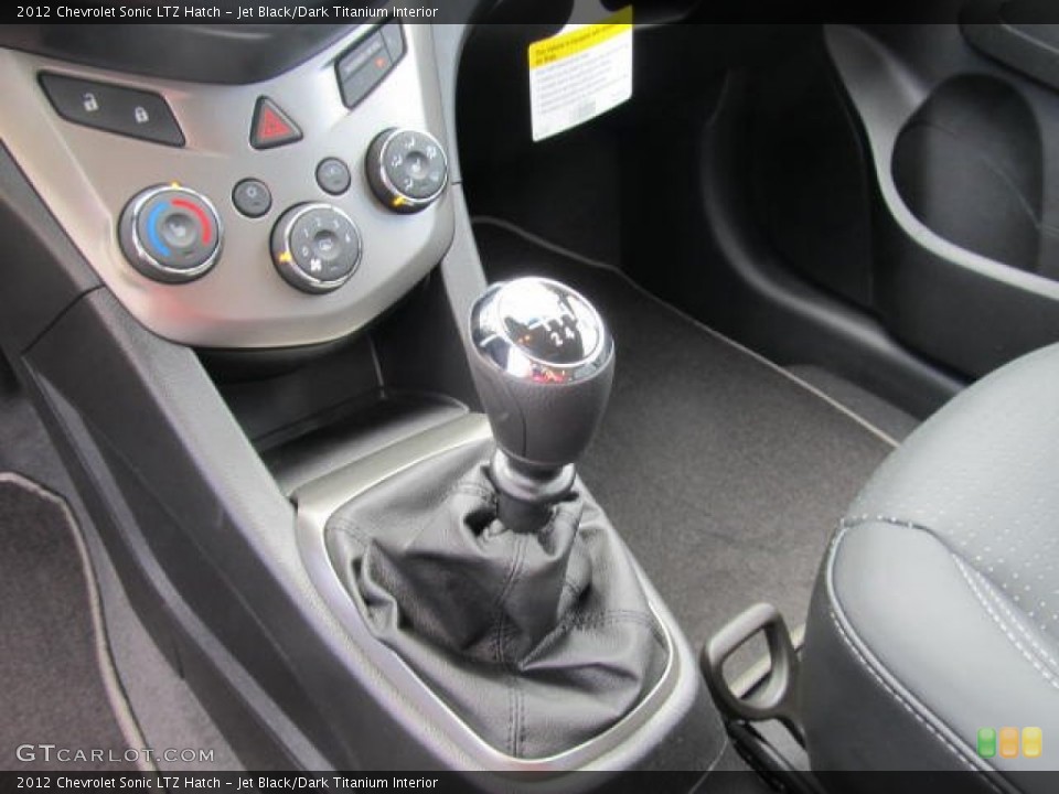 Jet Black/Dark Titanium Interior Transmission for the 2012 Chevrolet Sonic LTZ Hatch #64414415