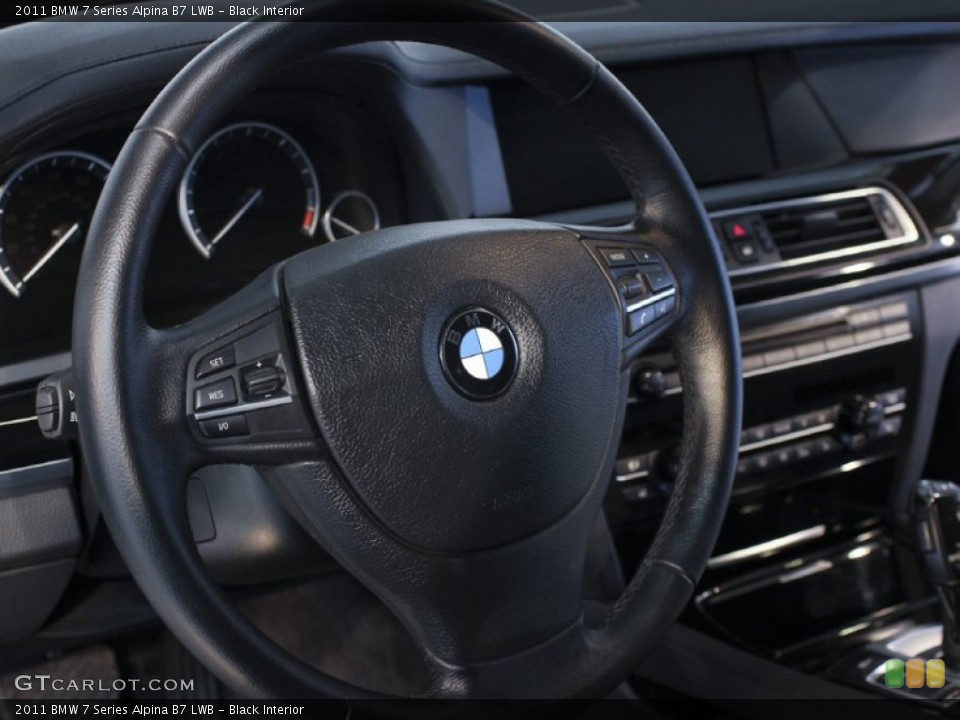 Black Interior Steering Wheel for the 2011 BMW 7 Series Alpina B7 LWB #64425840