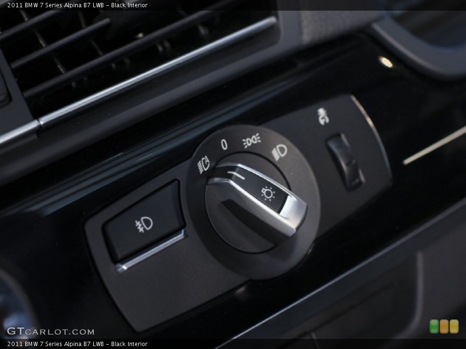 Black Interior Controls for the 2011 BMW 7 Series Alpina B7 LWB #64426066