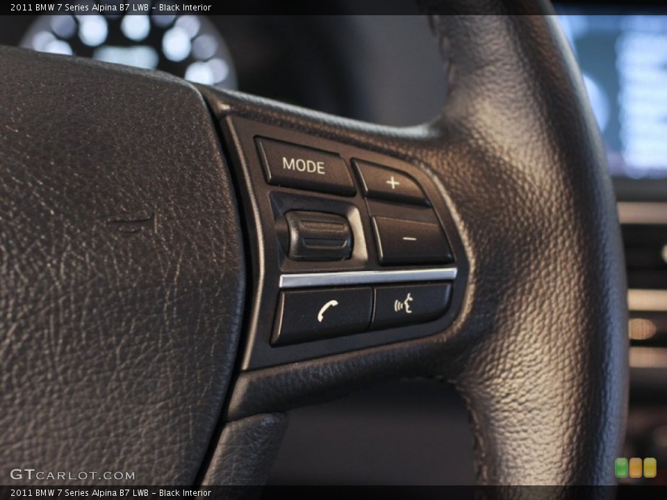 Black Interior Controls for the 2011 BMW 7 Series Alpina B7 LWB #64426248