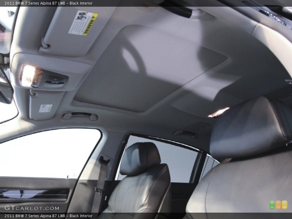 Black Interior Sunroof for the 2011 BMW 7 Series Alpina B7 LWB #64426520