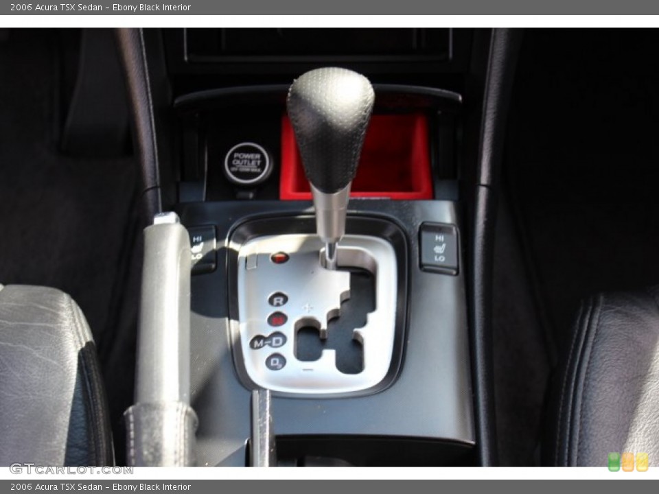 Ebony Black Interior Transmission for the 2006 Acura TSX Sedan #64429997