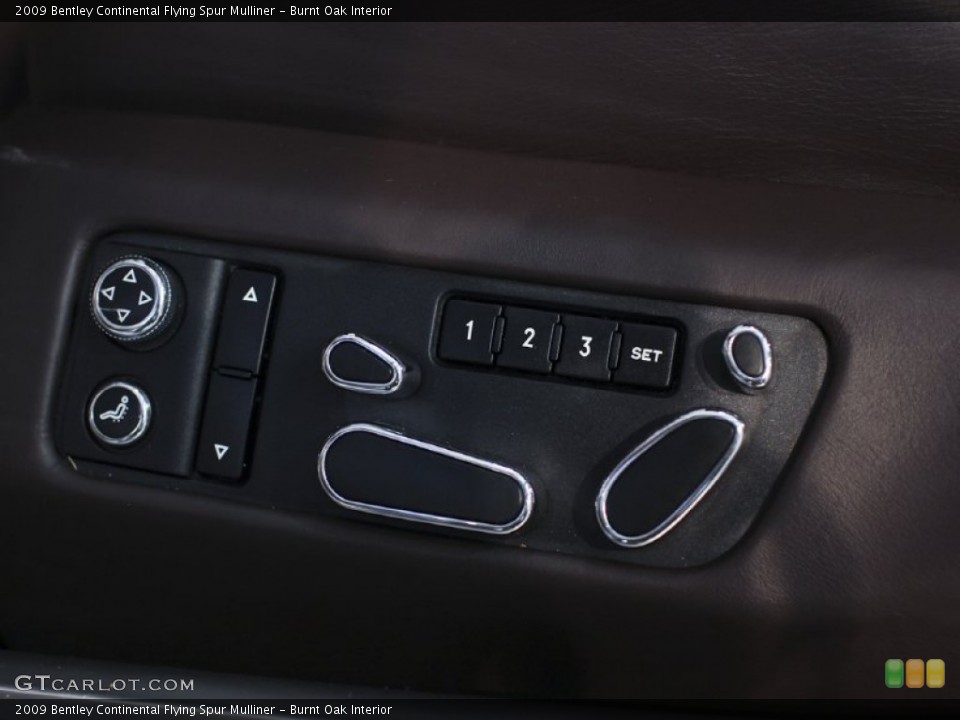 Burnt Oak Interior Controls for the 2009 Bentley Continental Flying Spur Mulliner #64430192