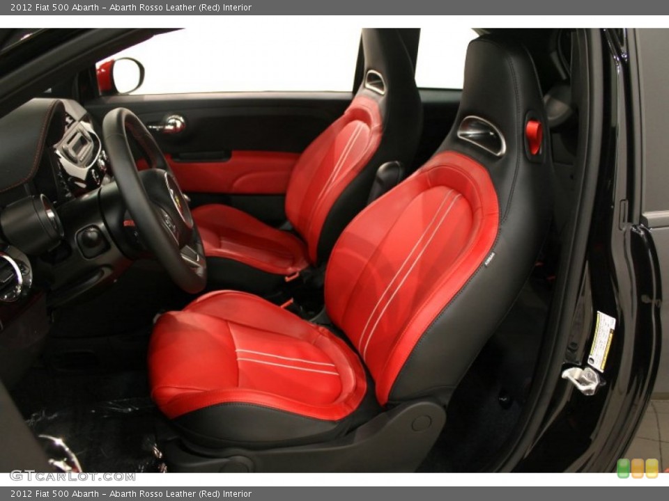 Abarth Rosso Leather (Red) Interior Photo for the 2012 Fiat 500 Abarth #64431257