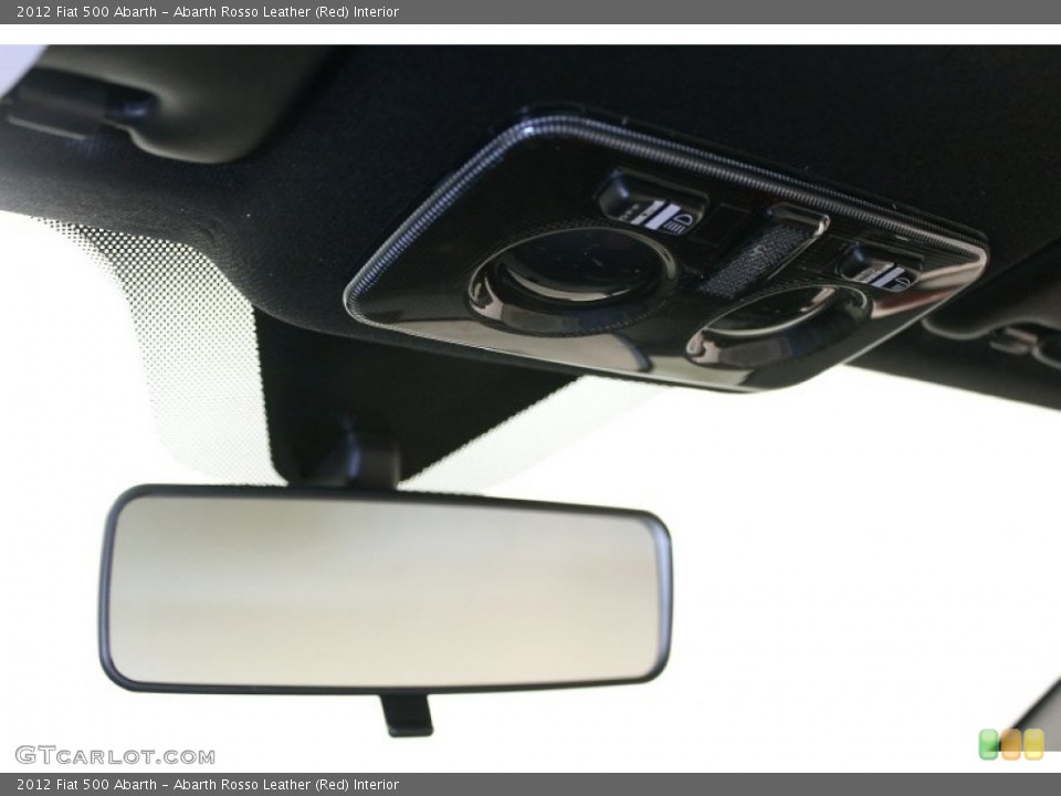 Abarth Rosso Leather (Red) Interior Controls for the 2012 Fiat 500 Abarth #64431308