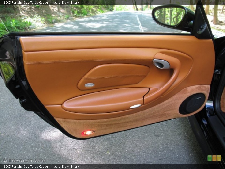 Natural Brown Interior Door Panel for the 2003 Porsche 911 Turbo Coupe #64434359